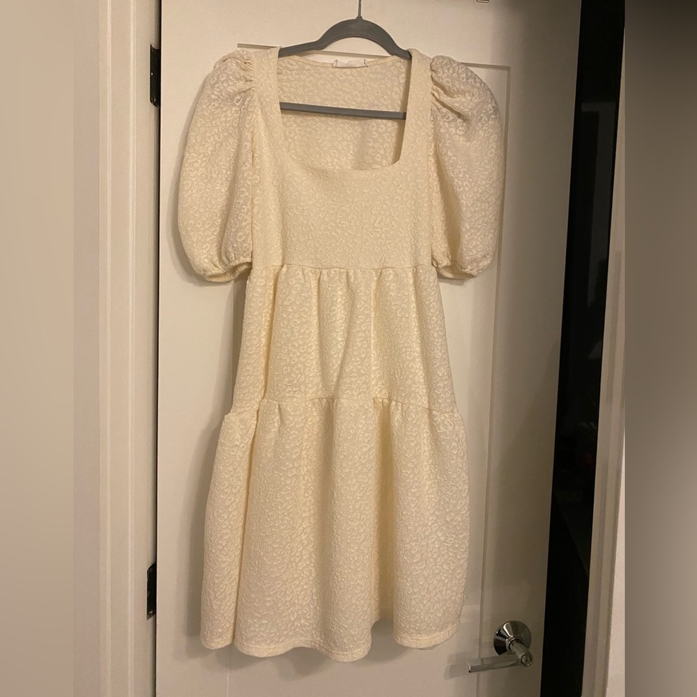 MNG womens white dress